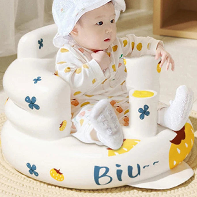 Cozy Baby Inflatable Seat – Built-In Pump & Front Support - Marmalade Baby Store
