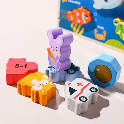 Wooden Activity Cube