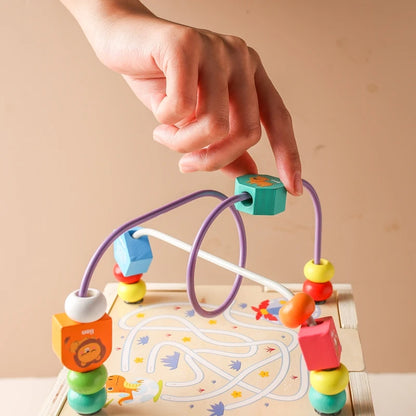 Wooden Activity Cube