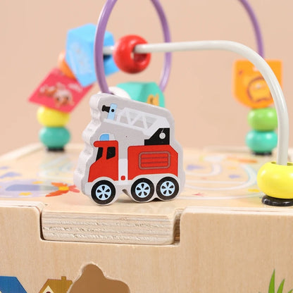 Wooden Activity Cube