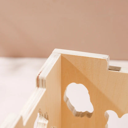 Wooden Activity Cube